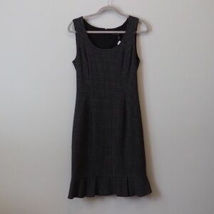 White House Black Market Black Midi Dress